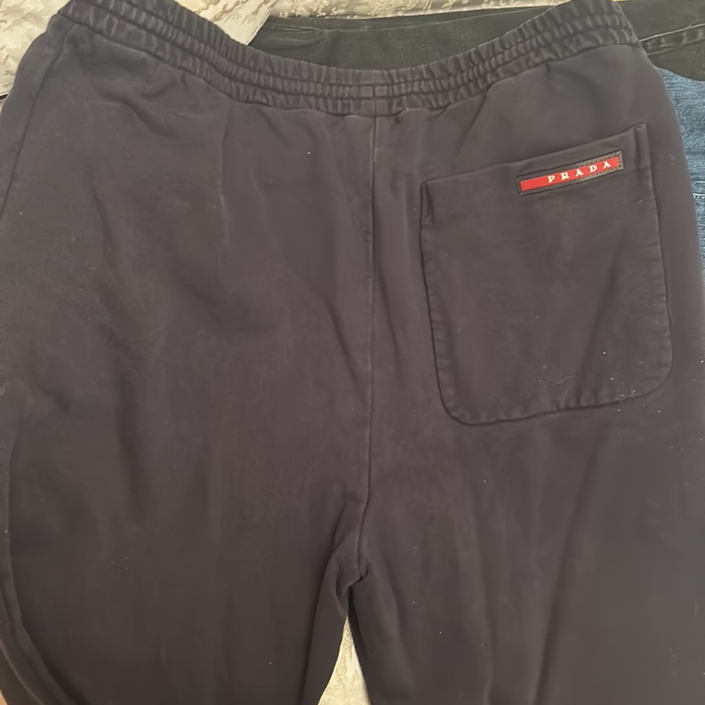 Men’s Prada black sweatpants size large